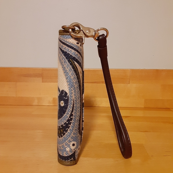 Spartina Leather/Linen Pocketbook - Picture 3 of 11